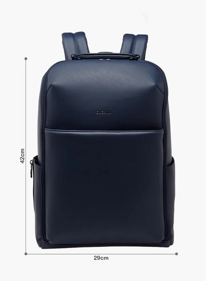 DUCHINI Solid Backpack With Adjustable Straps